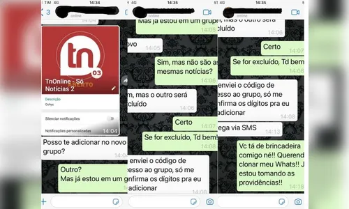 Leitores denunciam golpe usando grupos do TNOnline