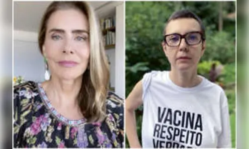 Maitê Proença e Adriana Calcanhotto estão namorando