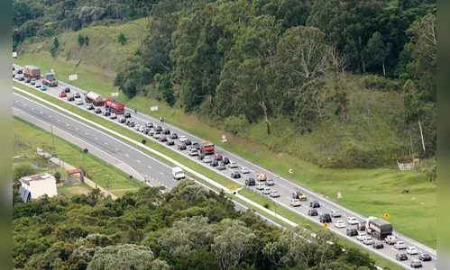Manifestantes bloqueiam estradas entre Paraná e SC