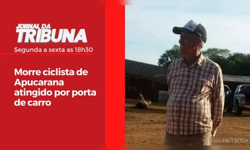 Morre ciclista de Apucarana atingido por porta de carro
