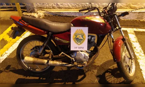 Motociclista é preso por adulterar chassi e dirigir sem CNH