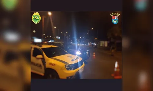 Motociclista sem CNH é notificado durante blitz em Arapongas