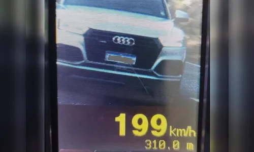 Motorista é flagrado dirigindo a quase 200 km/h no Paraná