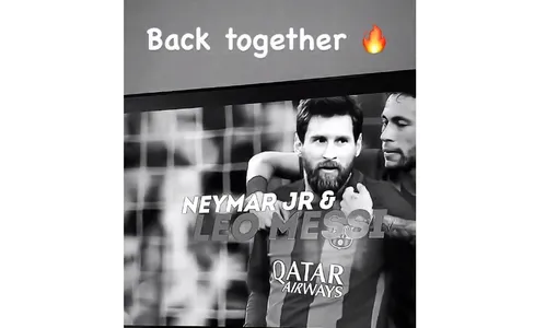 Neymar publica post com Messi e diz: 