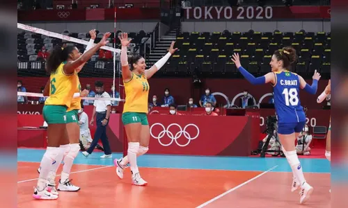 Vôlei feminino passa fácil pela Coreia do Sul em Tóquio
