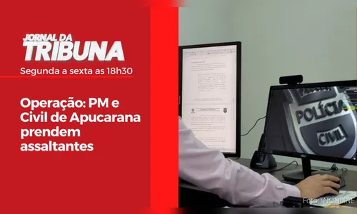 Operação: PM e Civil de Apucarana prendem assaltantes