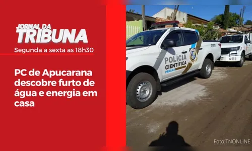 PC de Apucarana descobre furto de água e energia em casa