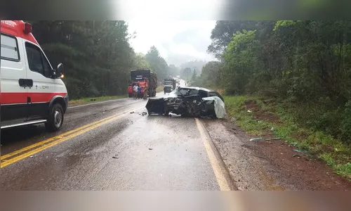 PR: Pai presencia batida e tenta socorrer filho em acidente