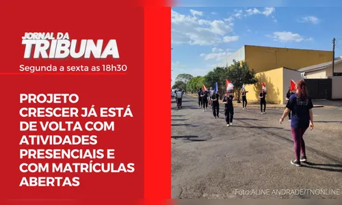 PROJETO CRESCER JÁ ESTÁ DE VOLTA COM ATIVIDADES PRESENCIAIS