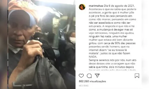 Passageira expulsa idoso de ônibus após assédio; assista