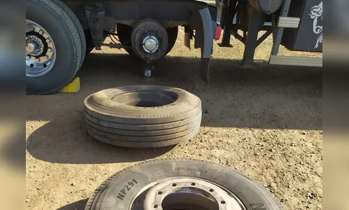 Pneu de caminhão explode e homem morre ao ser arremessado