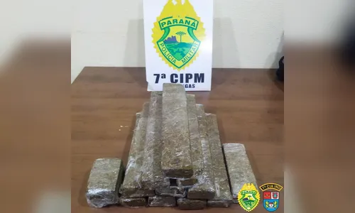 Polícia Militar apreende nove quilos de maconha em Arapongas