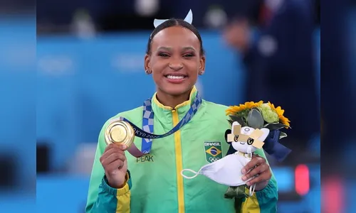 Rebeca Andrade leva medalha de ouro e faz história