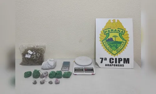 Rotam de Arapongas apreende maconha e prende traficante