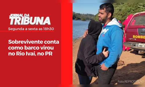 Sobrevivente conta como barco virou no Rio Ivaí, no PR