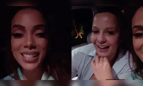 Solteira, Maiara curte noitada com Anitta