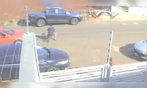 Vídeo mostra criança sendo atropelada; condutor fugiu