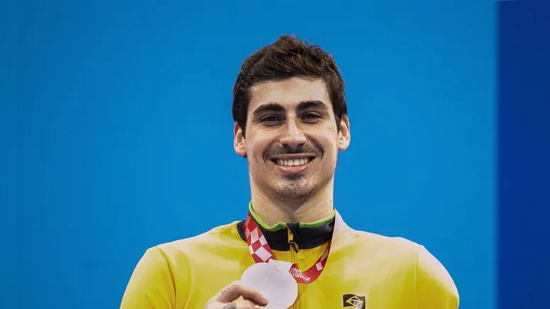 Imagem ilustrativa da notícia Talisson Glock conquista bronze na natação nos 100m livre