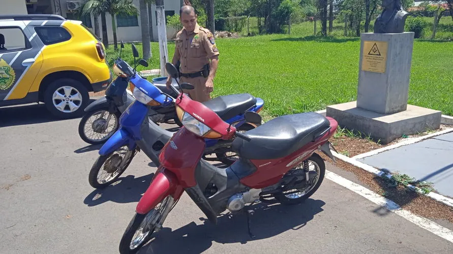 Após tentativas de fuga, PM recupera três motocicletas