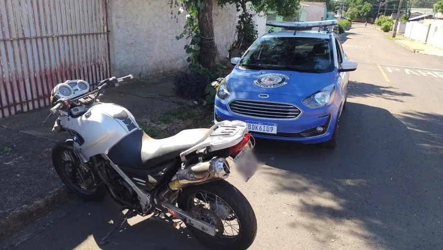 GM de Arapongas recupera moto furtada em Maringá