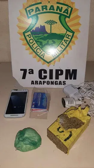 Jovem de Apucarana é preso com drogas em hotel de Arapongas