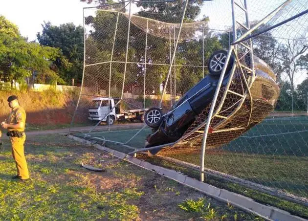 O acidente ocorreu  em Carambeí na rua da Campina