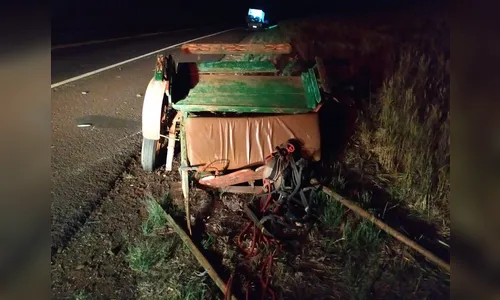 Morre vítima de acidente entre carroça e viatura do IML