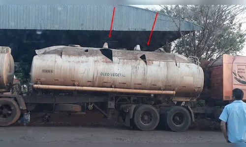 Explosão durante solda em tanque de caminhão deixa um ferido