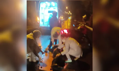 Pedestre é atropelado por moto em Borrazópolis
