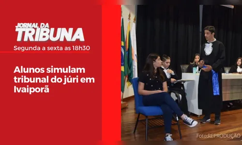 Alunos simulam tribunal do júri em Ivaiporã