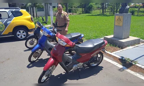 Após tentativas de fuga, PM recupera três motocicletas
