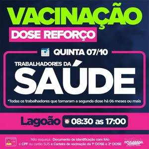 Apucarana aplica 2ª dose da Pfizer, Coronavac e AstraZeneca