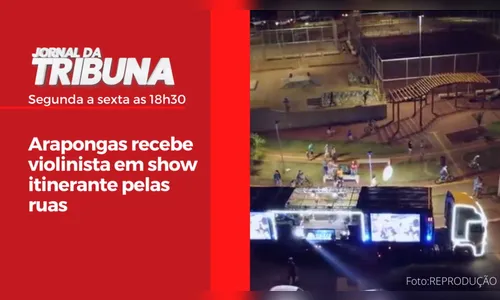 Arapongas recebe violinista em show itinerante pelas ruas