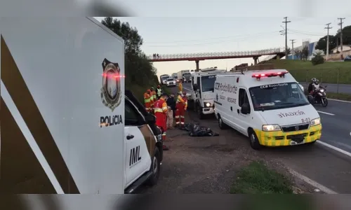 Atropelamento mata homem na BR-376 em Ponta Grossa