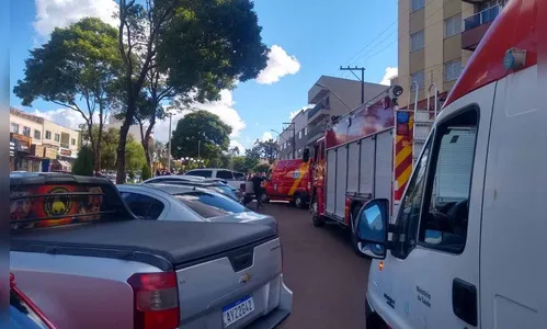 Bombeiros e Samu atendem acidente de trânsito em Ivaiporã