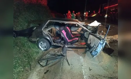 Caminhão de Arapongas se envolve em acidente com morte