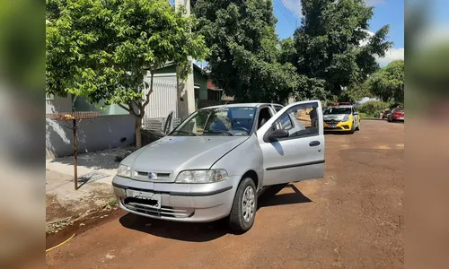 Carro com placas de São Paulo é levado para o 10ºBPM