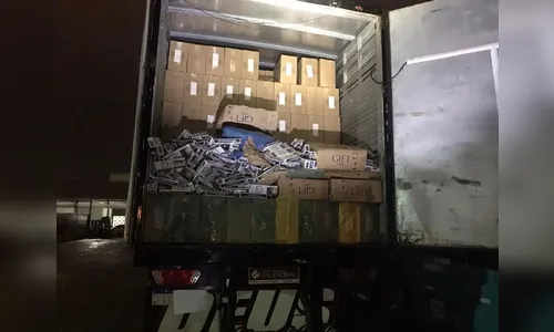 Contrabando: Operação Hórus apreende 800 caixas de cigarros