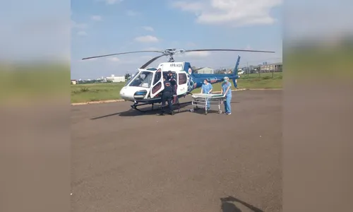 Criança tem corpo queimado após explosão de churrasqueira