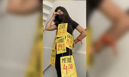 Fantasiada de preços altos, foto de jovem de BH viraliza