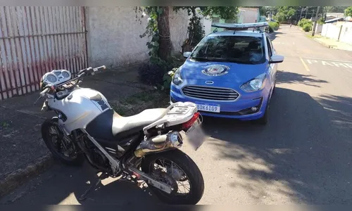 GM de Arapongas recupera moto furtada em Maringá