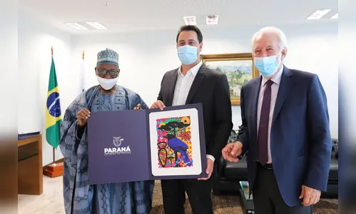 Governador recebe embaixador da Nigéria e apresenta potencia