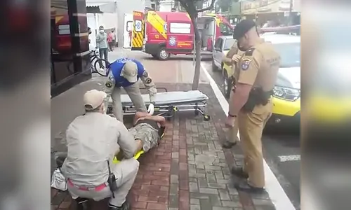 Homem embriagado é agredido no centro de Apucarana