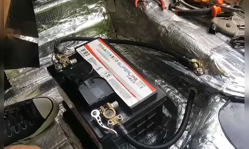 Ladrão furta bateria de Fusca em Jardim Alegre