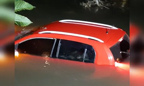 Jovem perde controle do veículo e cai em rio de Curitiba