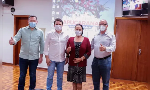 Junior da Femac recebe visita do prefeito de Marumbi