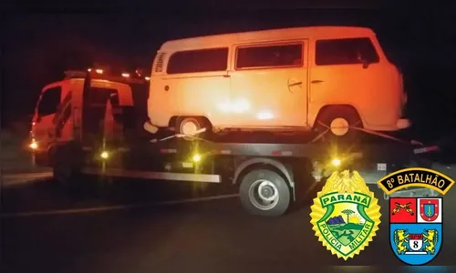 Kombi é apreendida com quase 1,5 tonelada de maconha no PR