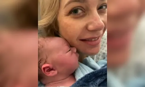 Luiza Possi dá à luz seu segundo filho, Matteo