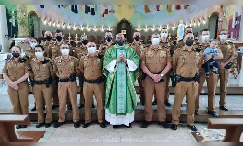 Missa é realizada para comemorar aniversário do 10º BPM