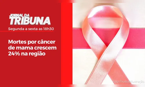 Mortes por câncer de mama crescem 24% na região